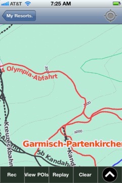 Garmisch-Partenkirchen ski map - iPhone Ski App