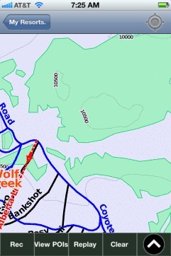 Wolf Creek ski map - iPhone Ski App